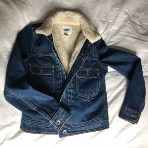 Old Navy Denim and Faux Shearling Jacket